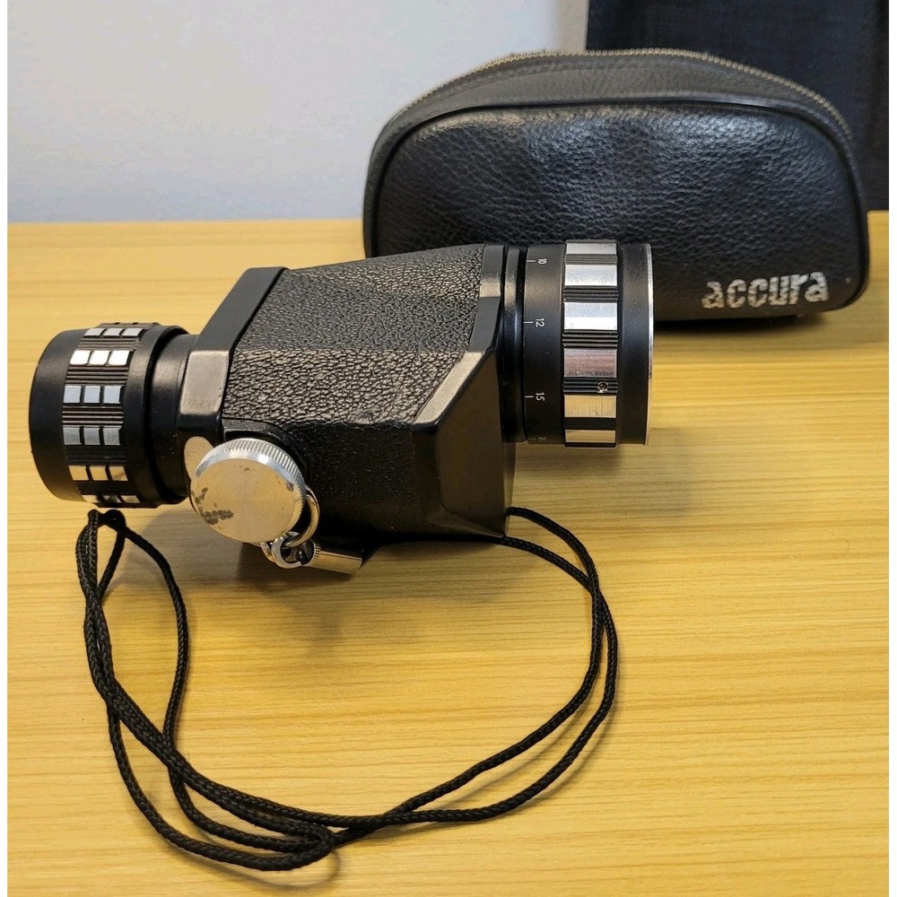 Accura Photo‎ Monocular 7x40 With Original Leather Carry Case Vintage Optics